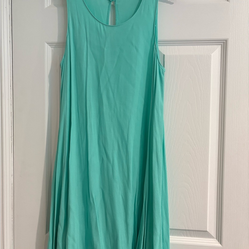 Lush Aqua Midi Dress